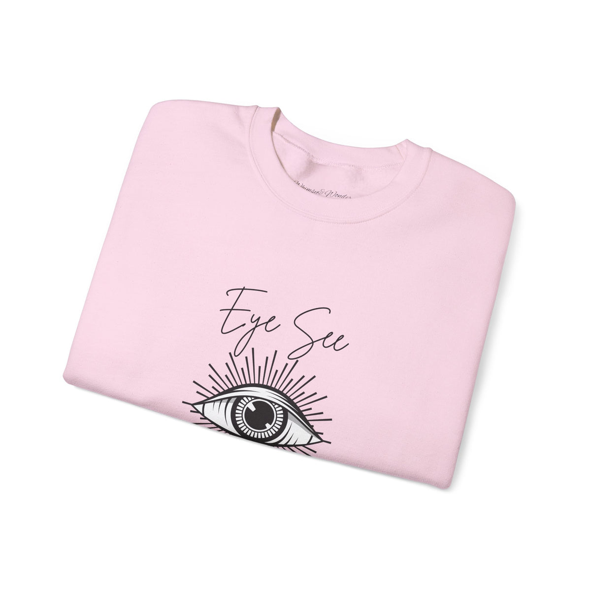 Eye See You Crewneck Sweatshirt — Mystical All-Seeing Eye Graphic