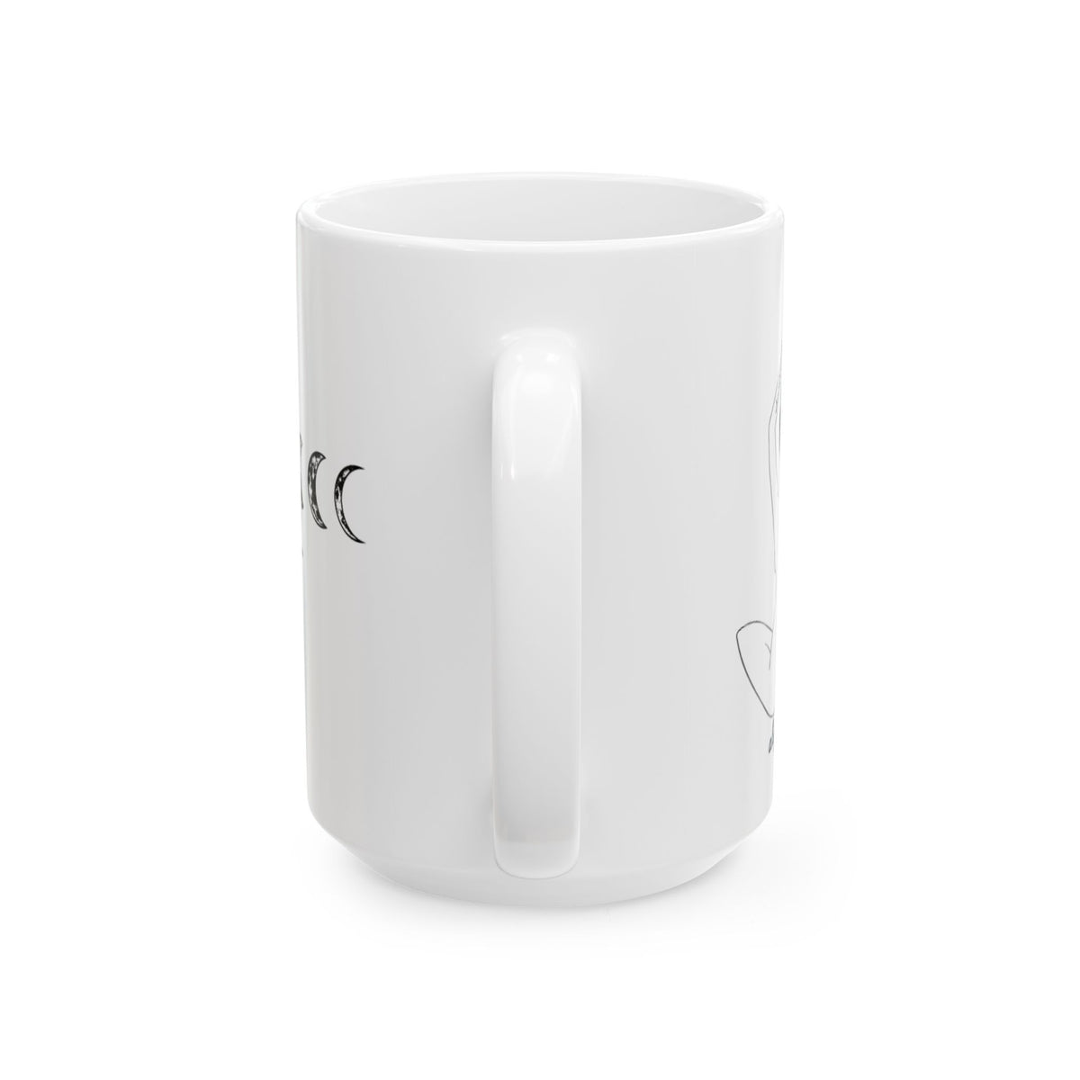 Aligned Moon Phase Ceramic Mug — 11oz & 15oz Astrology Coffee Cup