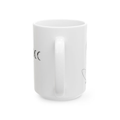 Aligned Moon Phase Ceramic Mug — 11oz & 15oz Astrology Coffee Cup