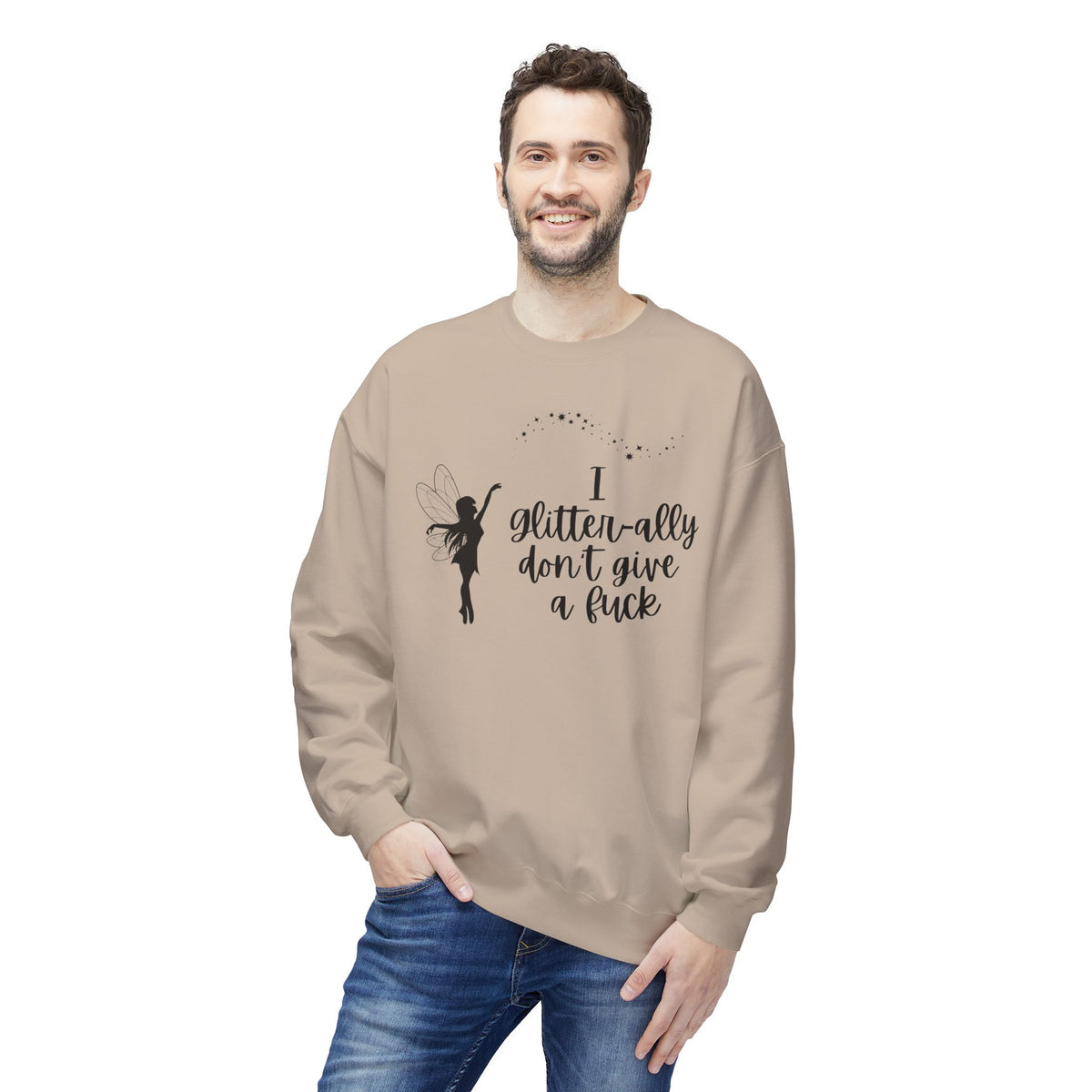Sassy Fairy "I Glitter-ally Don’t Give a F*ck" Crewneck Sweatshirt