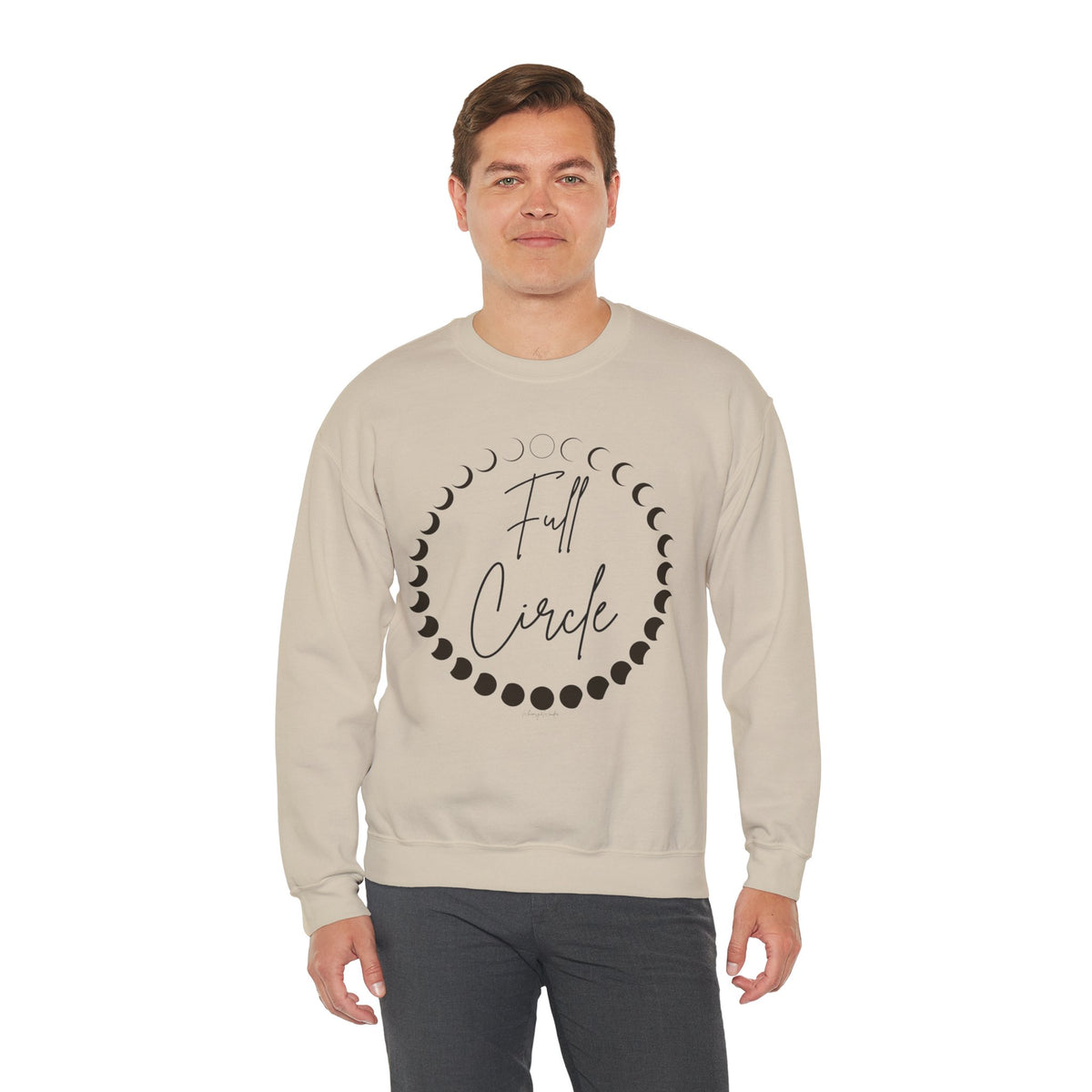 Moon Phase "Full Circle" sweatshirt | Lunar Phases Crewneck