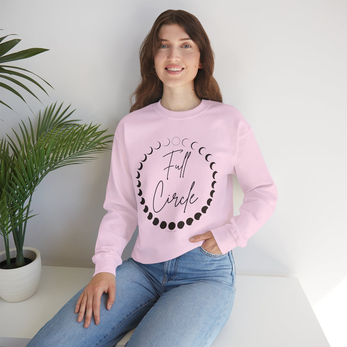 Moon Phase "Full Circle" sweatshirt | Lunar Phases Crewneck