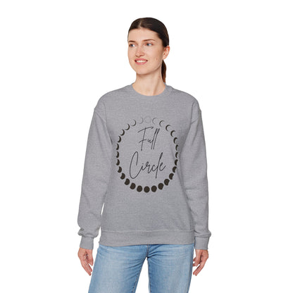 Moon Phase "Full Circle" sweatshirt | Lunar Phases Crewneck