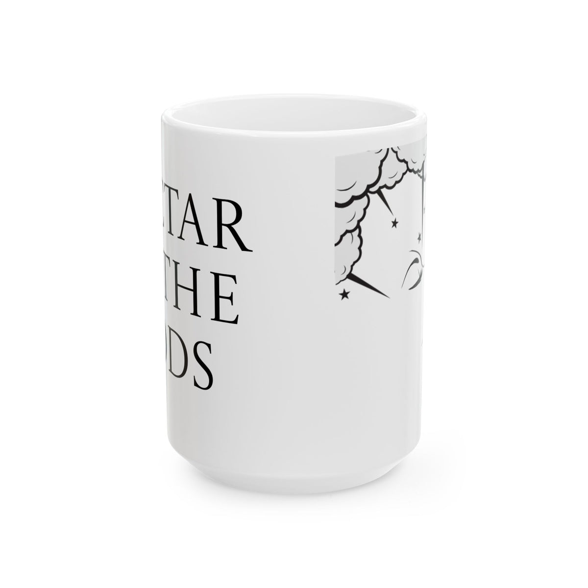 Nectar of the Gods Ceramic Mug — Goddess Face Coffee Cup (11oz & 15oz)