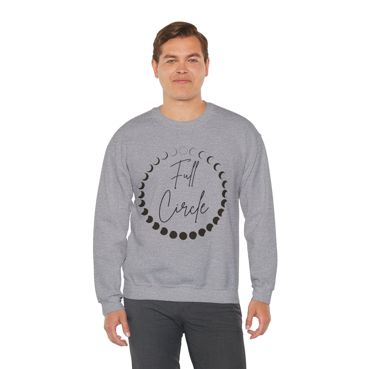 Moon Phase "Full Circle" sweatshirt | Lunar Phases Crewneck