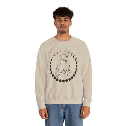 Moon Phase "Full Circle" sweatshirt | Lunar Phases Crewneck