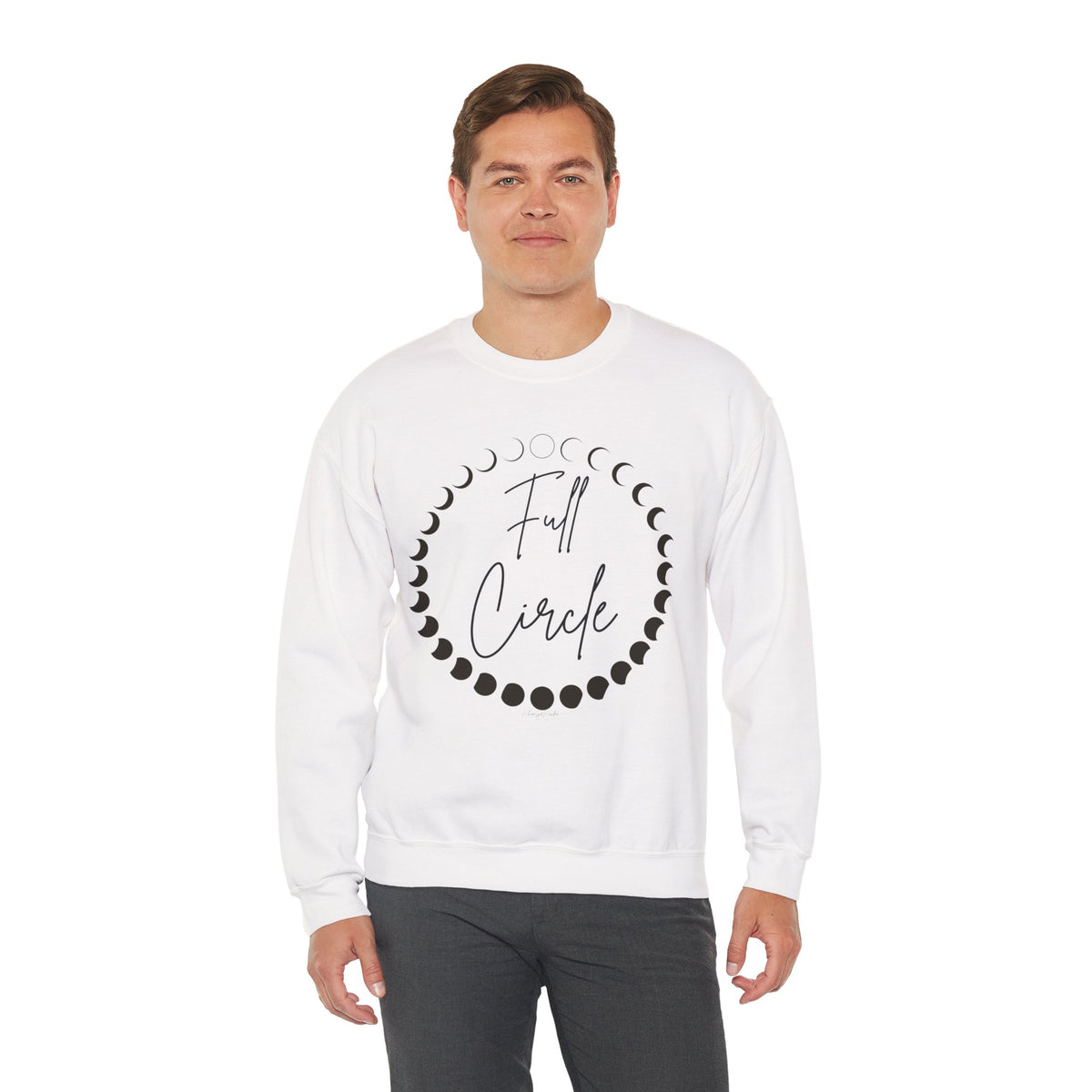 Moon Phase "Full Circle" sweatshirt | Lunar Phases Crewneck