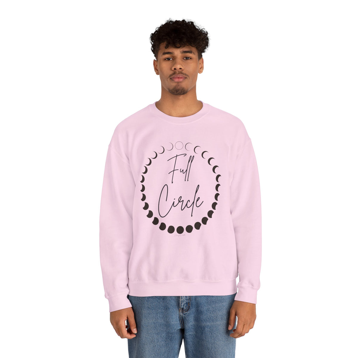 Moon Phase "Full Circle" sweatshirt | Lunar Phases Crewneck