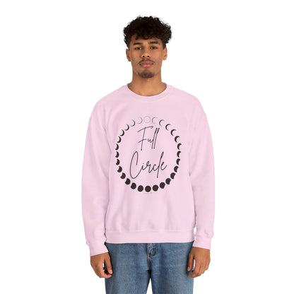 Moon Phase "Full Circle" sweatshirt | Lunar Phases Crewneck
