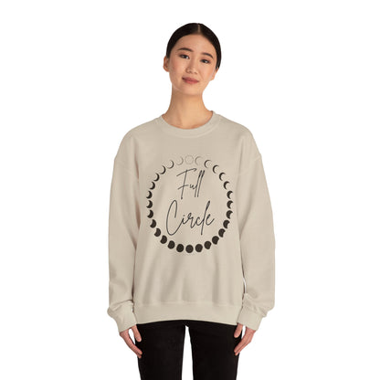 Moon Phase "Full Circle" sweatshirt | Lunar Phases Crewneck