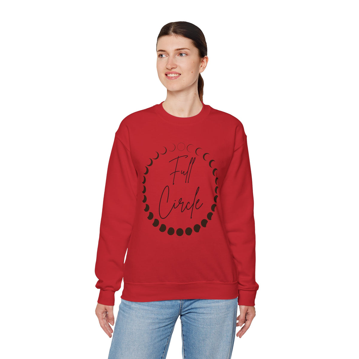 Moon Phase "Full Circle" sweatshirt | Lunar Phases Crewneck
