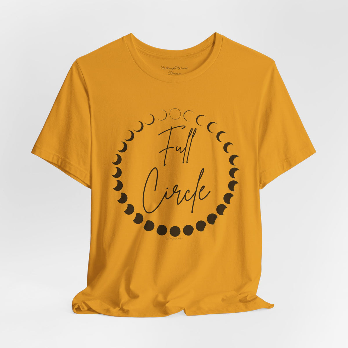 Full Circle Moon Phase T-Shirt by Whimsy & Wonder Boutique