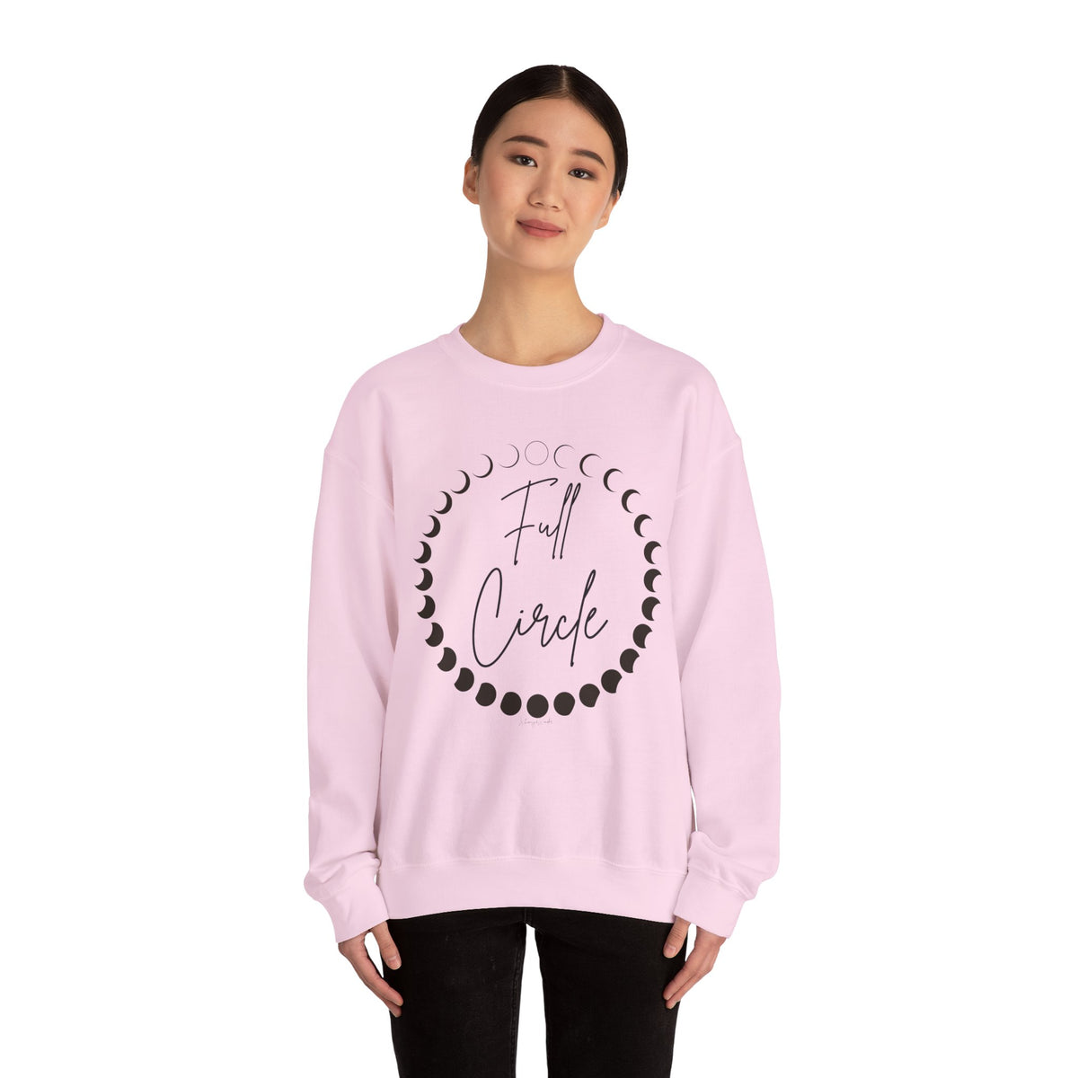 Moon Phase "Full Circle" sweatshirt | Lunar Phases Crewneck