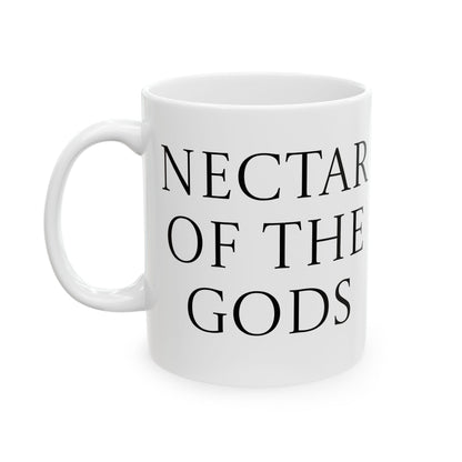 Nectar of the Gods Ceramic Mug — Goddess Face Coffee Cup (11oz & 15oz)
