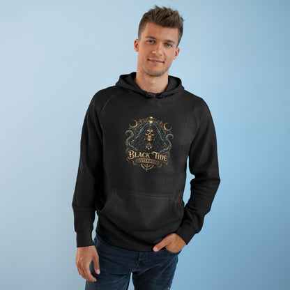 Black Tide Anchor Hoodie – Nautical Vintage Skull & Anchor Sweatshirt