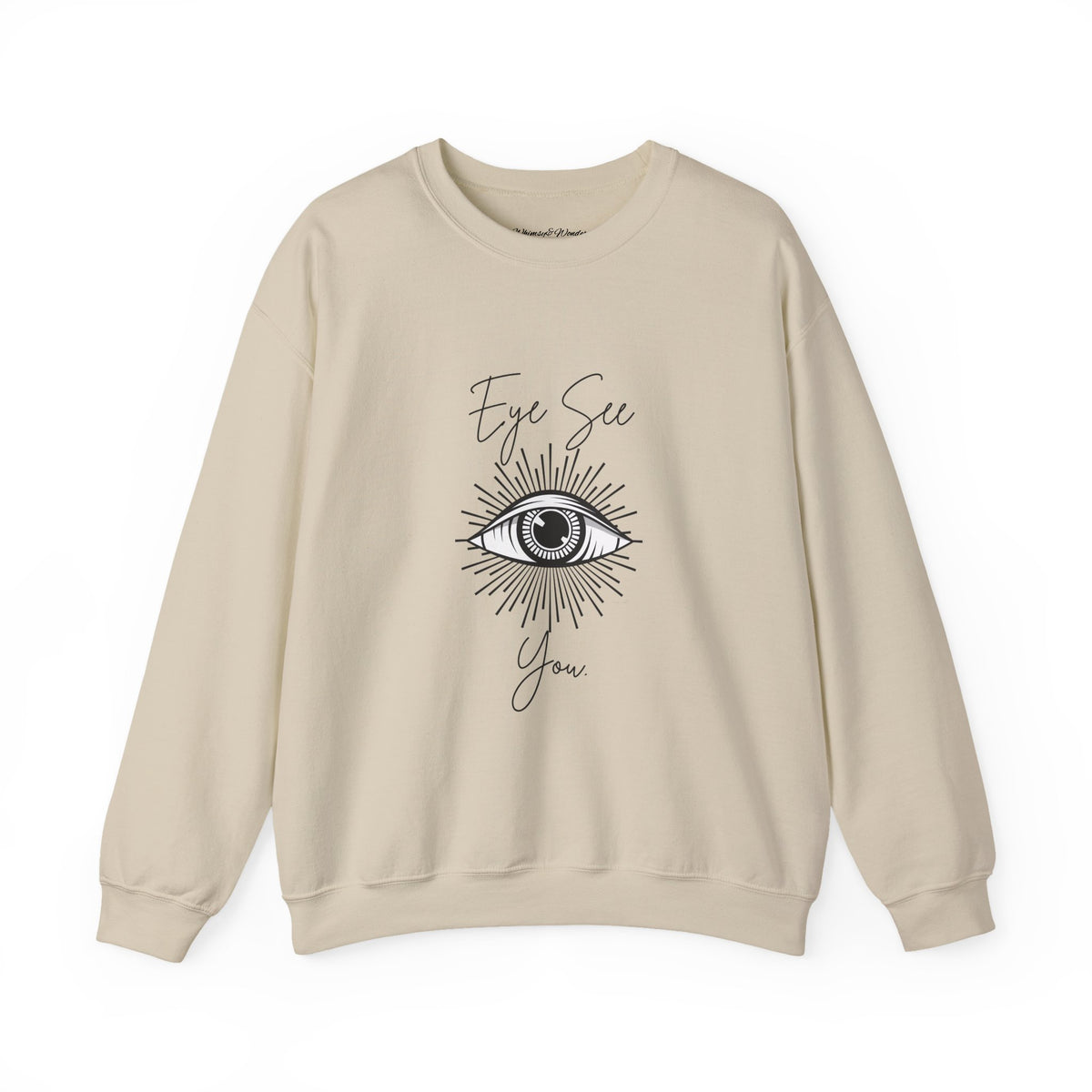 Eye See You Crewneck Sweatshirt — Mystical All-Seeing Eye Graphic