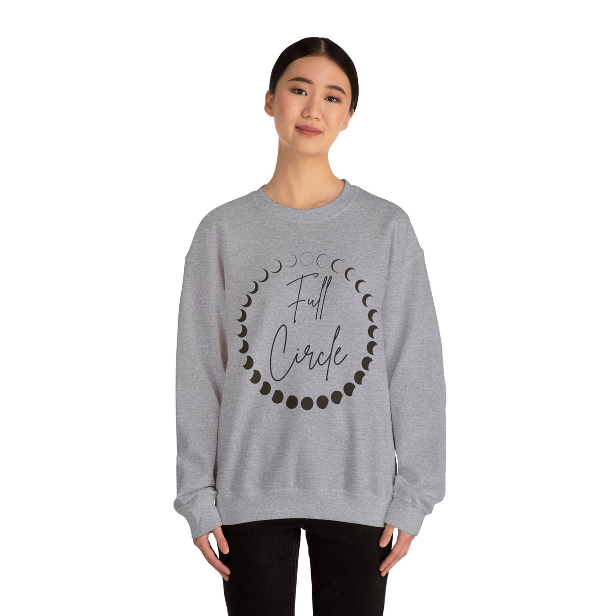 Moon Phase "Full Circle" sweatshirt | Lunar Phases Crewneck