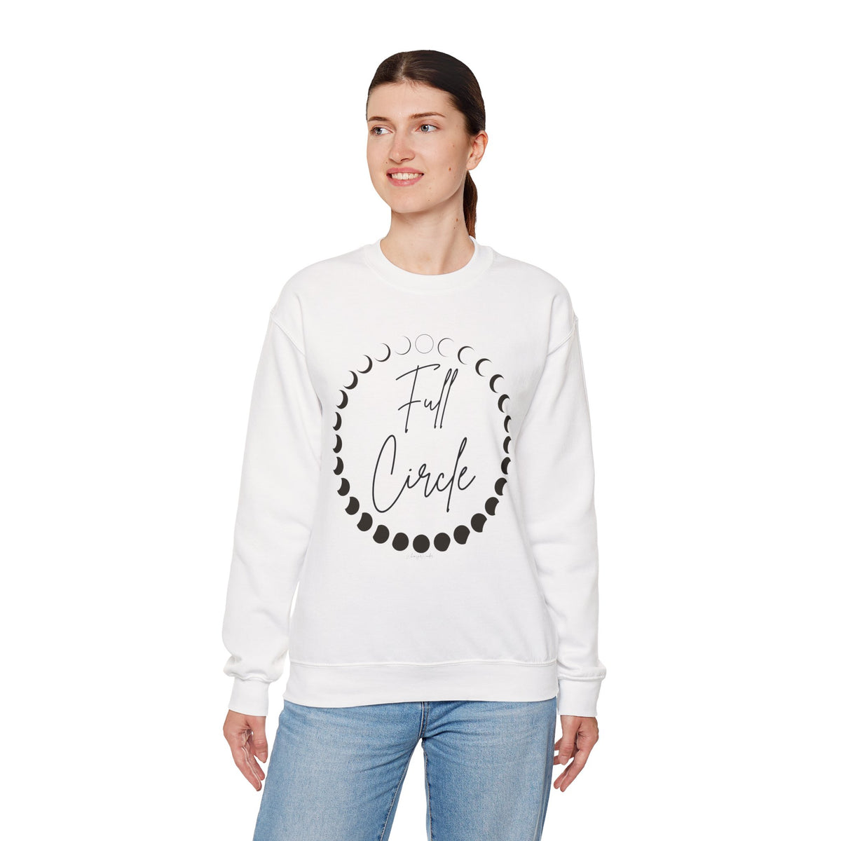 Moon Phase "Full Circle" sweatshirt | Lunar Phases Crewneck