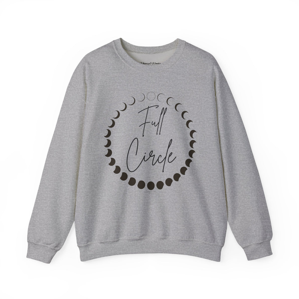 Moon Phase "Full Circle" sweatshirt | Lunar Phases Crewneck
