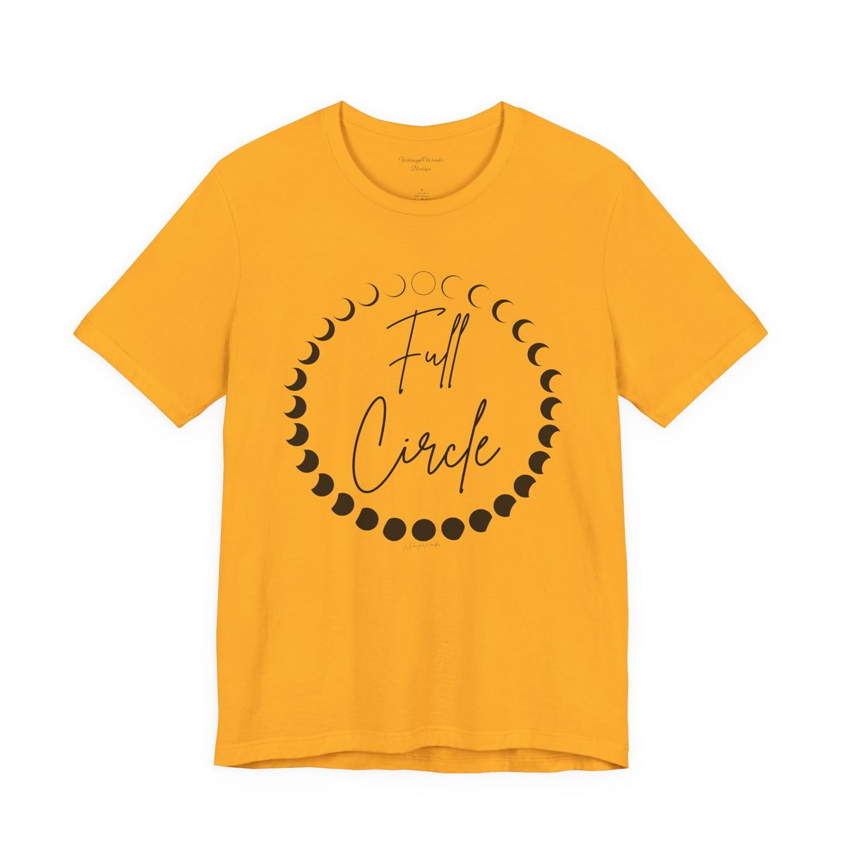 Full Circle Moon Phase T-Shirt by Whimsy & Wonder Boutique