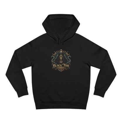 Black Tide Anchor Hoodie – Nautical Vintage Skull & Anchor Sweatshirt