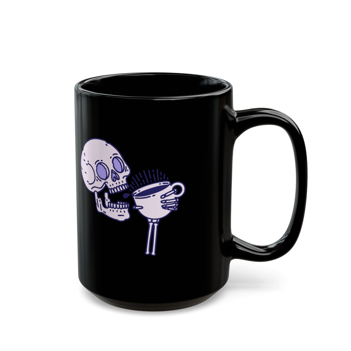 But First Coffee Skull Coffee Mug, Perfect for Halloween, Gothic Gifts, Coffee Lovers