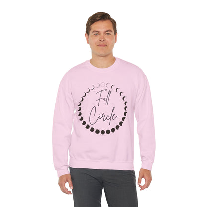 Moon Phase "Full Circle" sweatshirt | Lunar Phases Crewneck