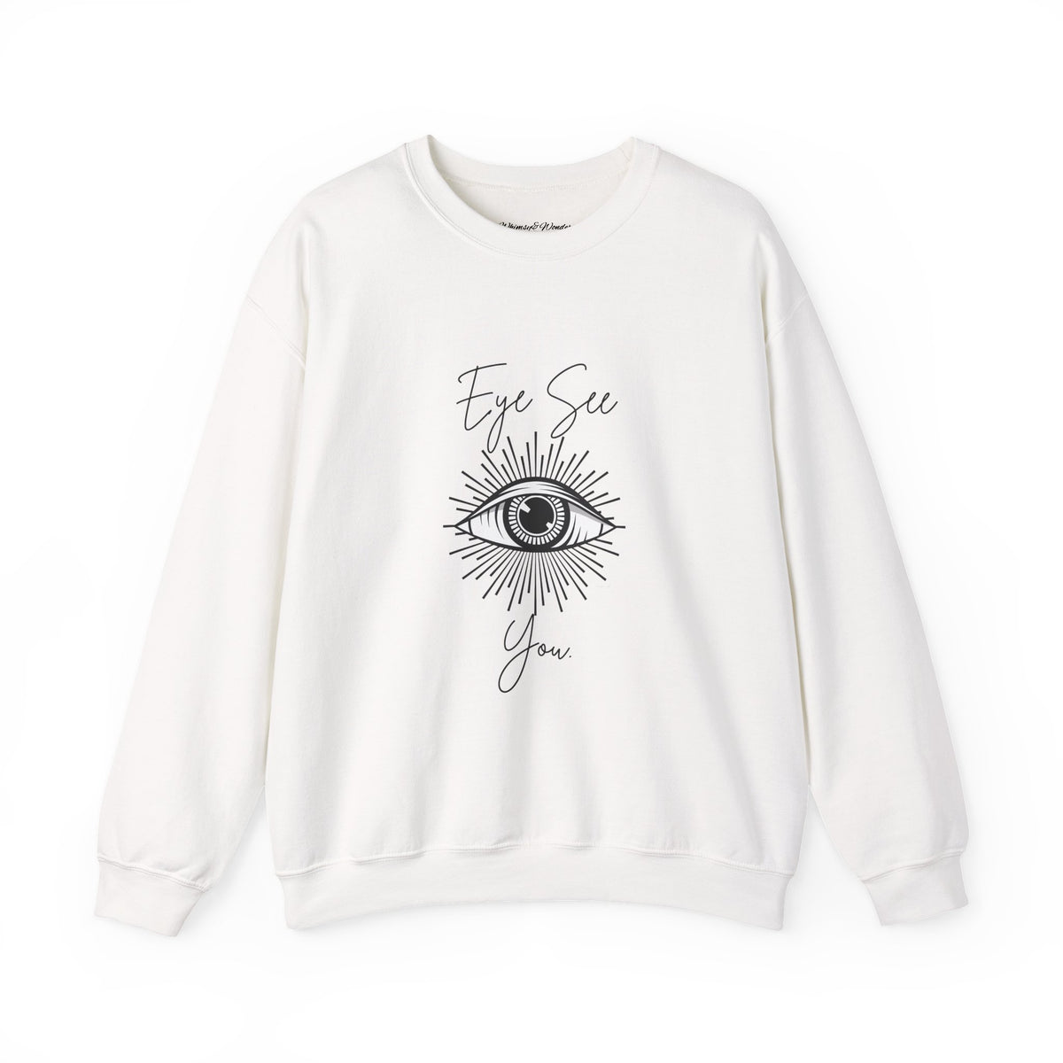 Eye See You Crewneck Sweatshirt — Mystical All-Seeing Eye Graphic