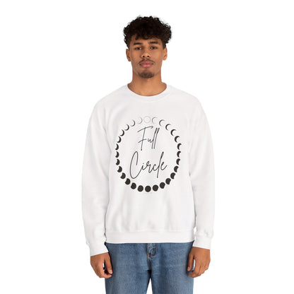 Moon Phase "Full Circle" sweatshirt | Lunar Phases Crewneck