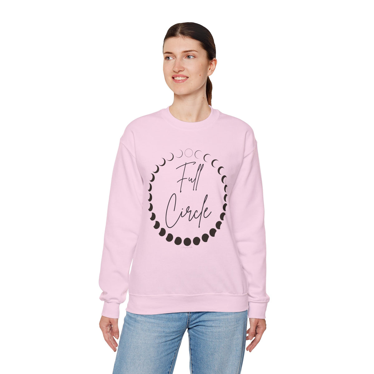 Moon Phase "Full Circle" sweatshirt | Lunar Phases Crewneck